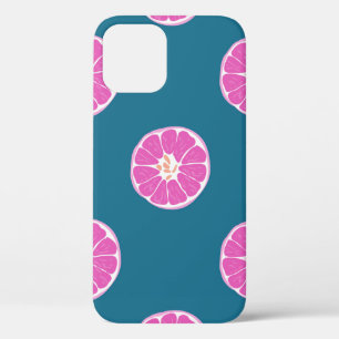 Fruit seamless pattern with orange. abstract,art,b iPhone 12 case