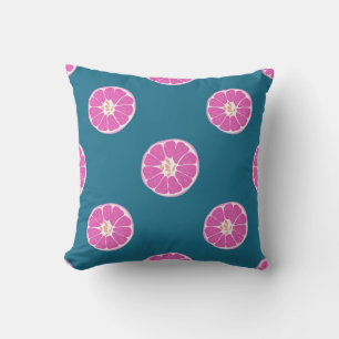 Fruit seamless pattern with orange. abstract,art,b cushion