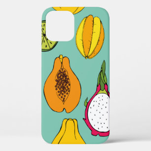 Fruit. Seamless vintage pattern iPhone 12 Case