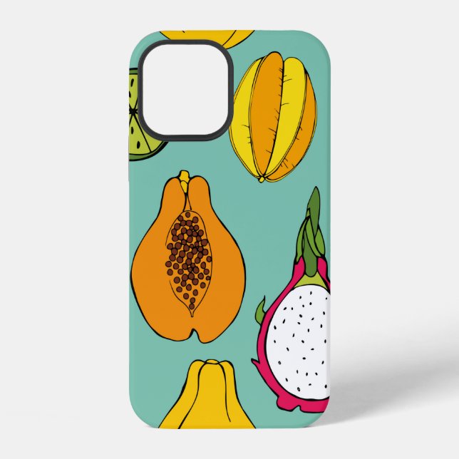 Fruit. Seamless vintage pattern iPhone Case (Back)