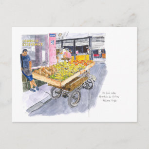 Fruit Seller in Old Havana, Cuba Postcard