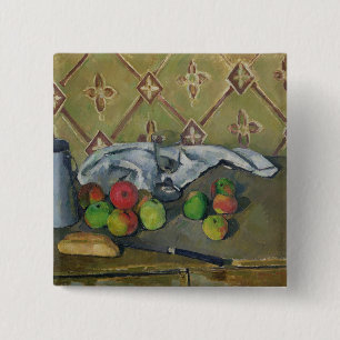 Fruit, Serviette and Milk Jug, c.1879-82 15 Cm Square Badge