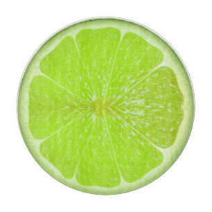 Fruit Slice Lime - Cutting Board