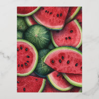 Fruit Slices Seamless Patterns
