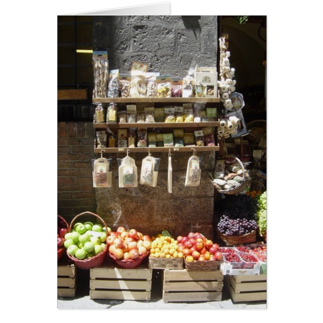 Fruit Stand Blank Card (Front)