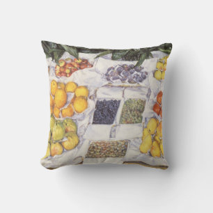 Fruit Stand by Gustave Caillebotte, Vintage Art Cushion