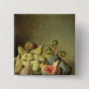 Fruit Still Life 15 Cm Square Badge