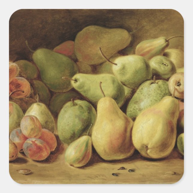 Fruit Still Life Square Sticker (Front)