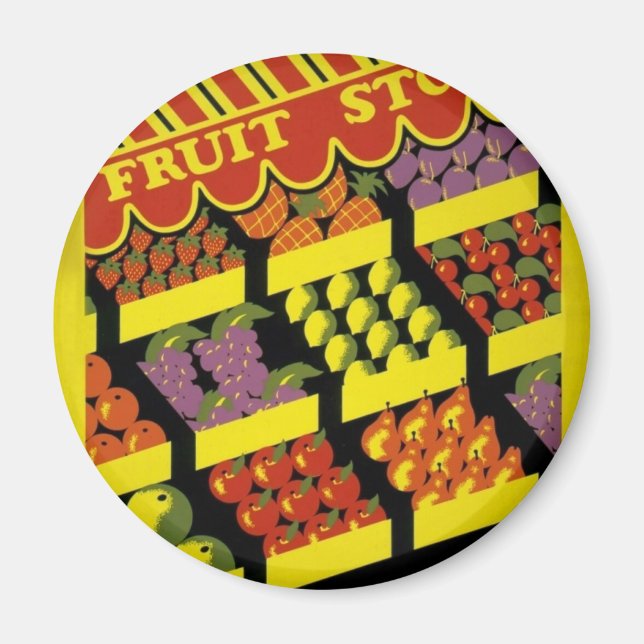 Fruit Store- WPA Poster - Magnet (Front)