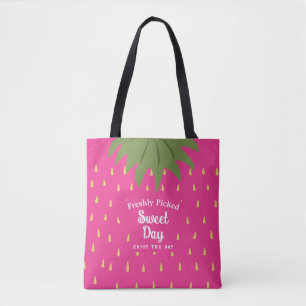 Fruit Strawberry Tote Bag