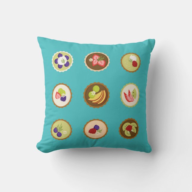 Fruit Tarts Cushion (Front)
