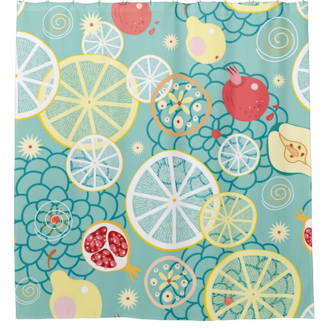 Fruit texture shower curtain (Front)