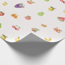 Fruit Themed Wrapping paper