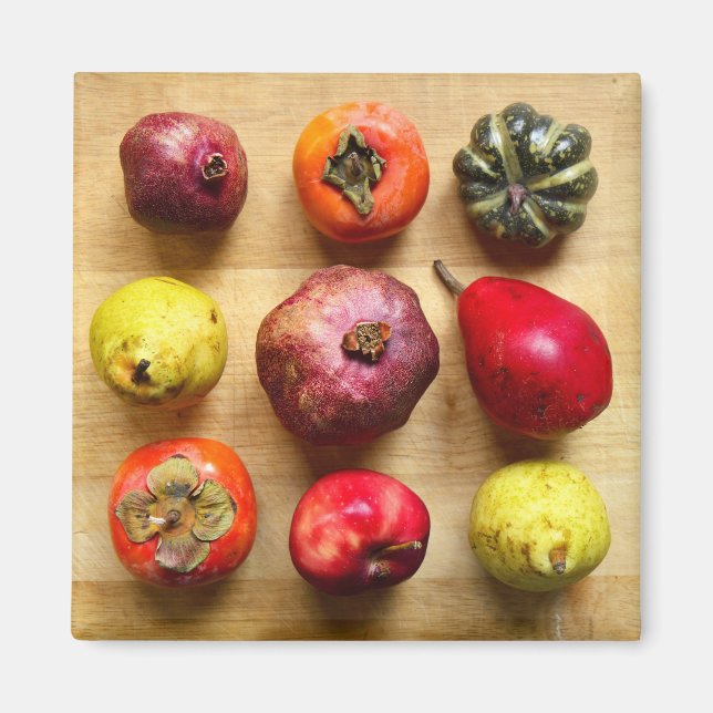 Fruit Tic-tac-toe Magnet (Front)