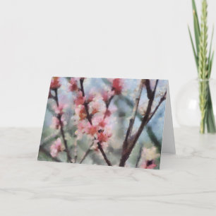 Fruit Tree Blossom Artwork Greeting Card