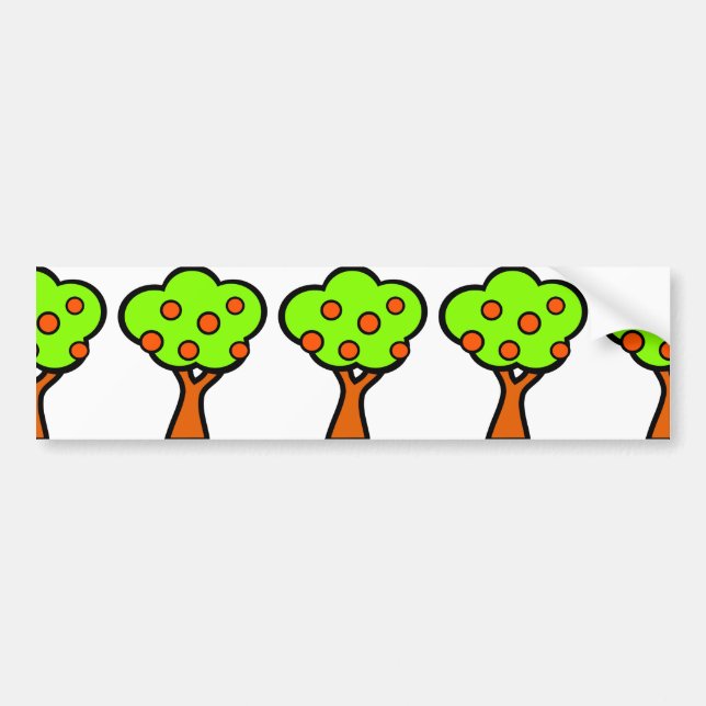 Fruit Tree Bumper Sticker (Front)