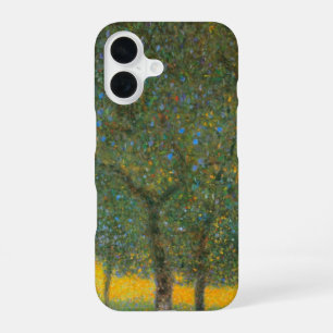 Fruit Trees by Gustav Klimt, Vintage Art Nouveau iPhone 16 Case