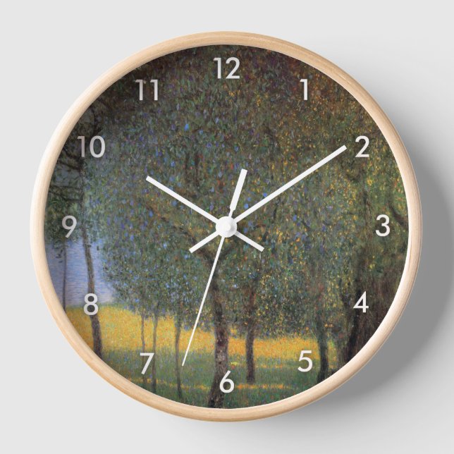 Fruit Trees, Gustav Klimt Clock (Front)
