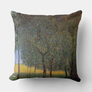 Fruit Trees, Gustav Klimt Cushion
