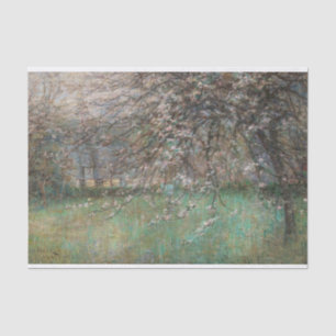 Fruit Trees in Bloom, Scene from Normandy by Beck Tissue Paper