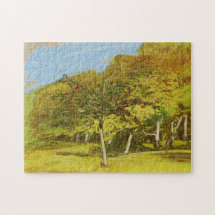 Fruit Trees Monet Fine Art Jigsaw Puzzle