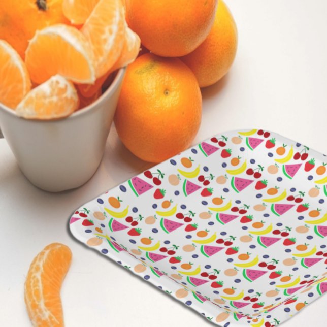 Fruit Two-tti Frutti 2nd Birthday Paper Plate (Creator Uploaded)