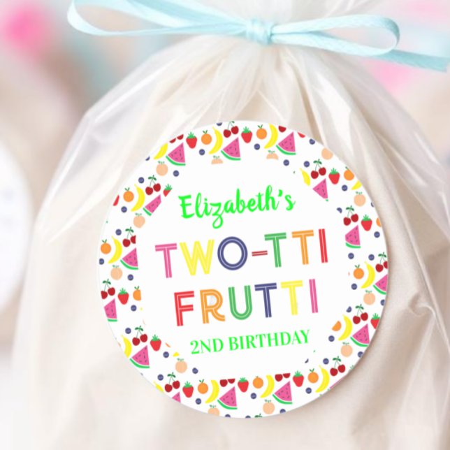 Fruit Two-tti Frutti 2nd Birthday Sticker (Creator Uploaded)