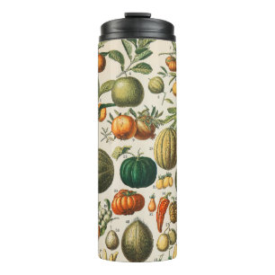 Fruit Vegetable Botanical Scientific Illustration Thermal Tumbler