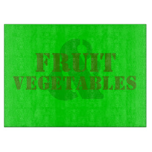 Fruit & Vegetables Cutting Board