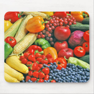fruit & vegetables mouse pad