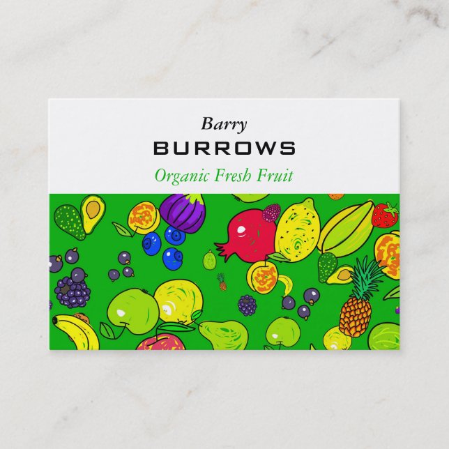 Fruit Wallpaper Business Card (Front)