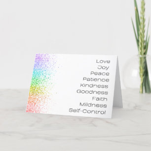 Fruitage of the Spirit Blank Greeting Card