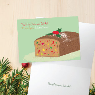 Fruitcake Holiday Card