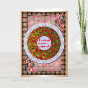Fruitcake Holiday Cards