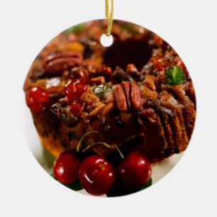 FRUITCAKE ROUND ORNAMENT