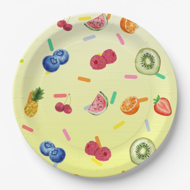 Fruitfetti Paper Plate (Front)