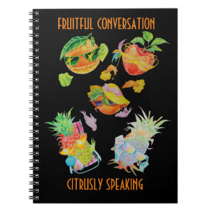 FRUITFUL CONVERSATION SPIRAL NOTEBOOK