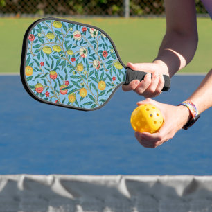 Fruitful Elegance: William Morris's Four Fruits Pickleball Paddle