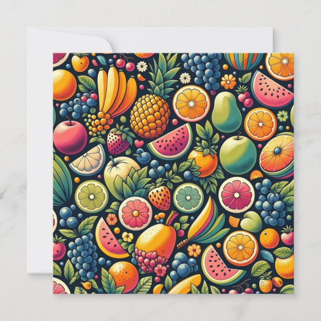 Fruitful Harmony: A Symphony of Nature's Bounty To Invitation (Front)