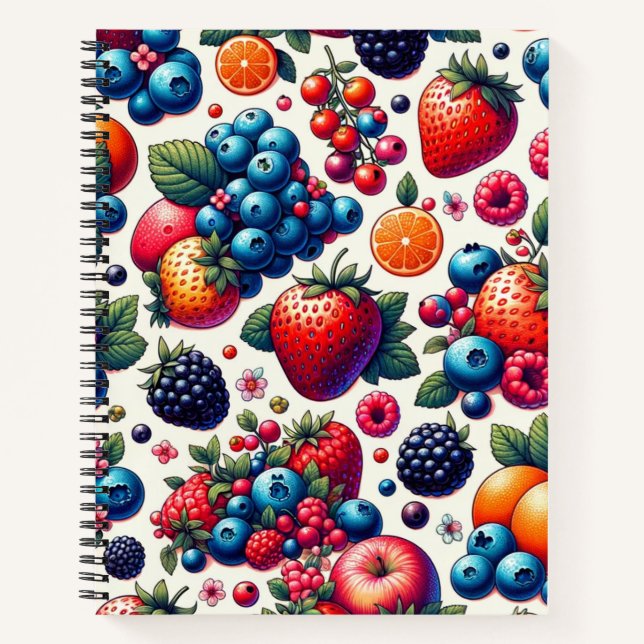 Fruitful Harmony: A Symphony of Nature's Bounty To Notebook (Front)
