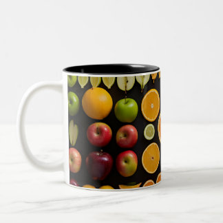 Fruitful Knolling Two-Tone Coffee Mug