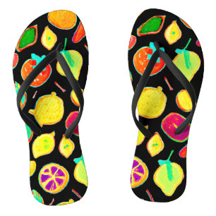 Fruitful Neon Visions Design Thongs