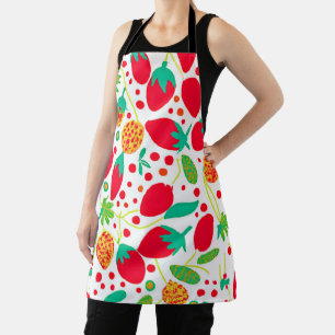 Fruitful Palette Vivid Pattern Apron