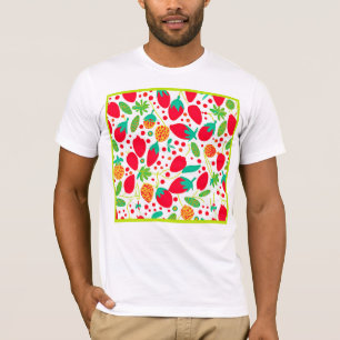 Fruitful Palette Vivid Pattern T-Shirt