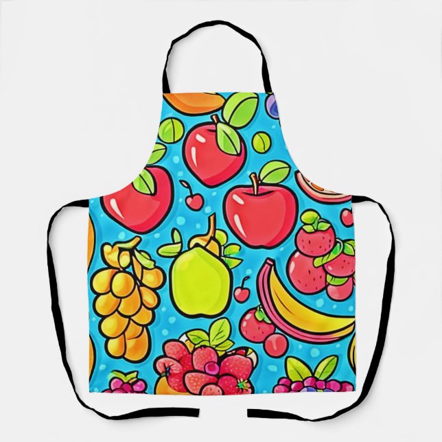 Fruitful Pattern Design Apron (Front)
