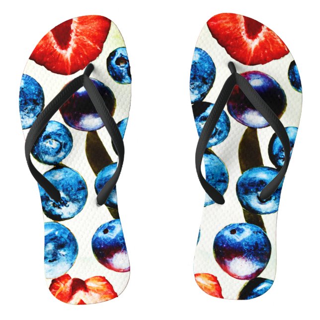 Fruitful Vibrance Pattern Thongs (Footbed)