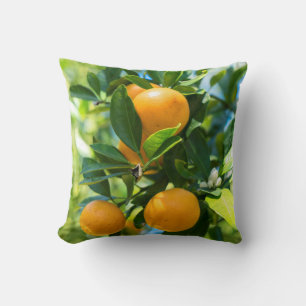 Fruiting Orange Tree Cushion