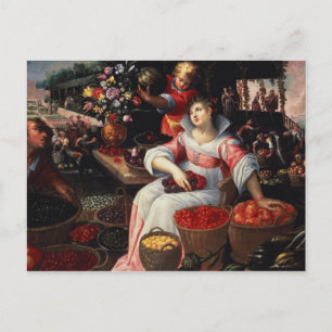 Fruitmarket , 1590 postcard