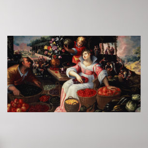 Fruitmarket , 1590 poster