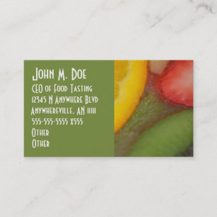Fruitopia Colourful Fresh Fruit Business Card